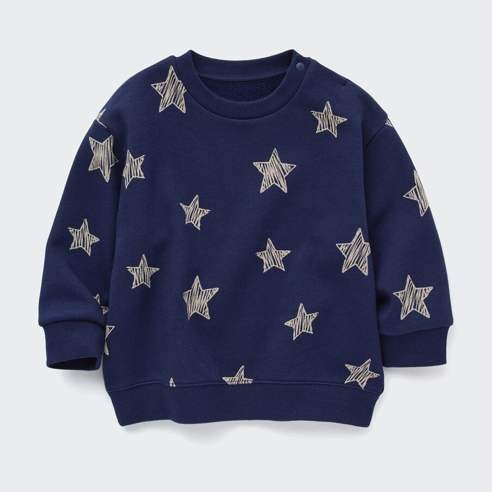 

Пуловер Uniqlo флисовый с длинными рукавами, темно-синий