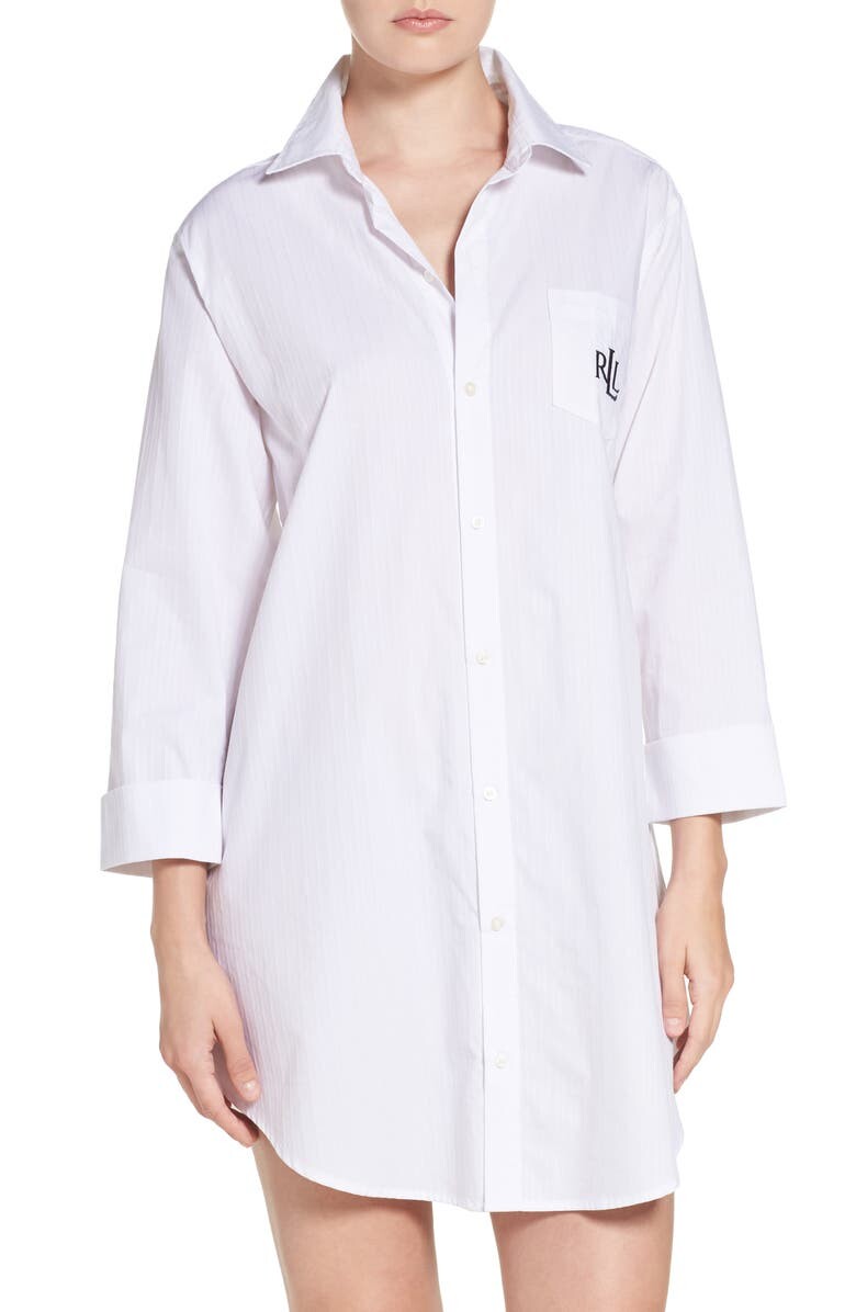 

Его рубашка для сна LAUREN RALPH LAUREN, белый