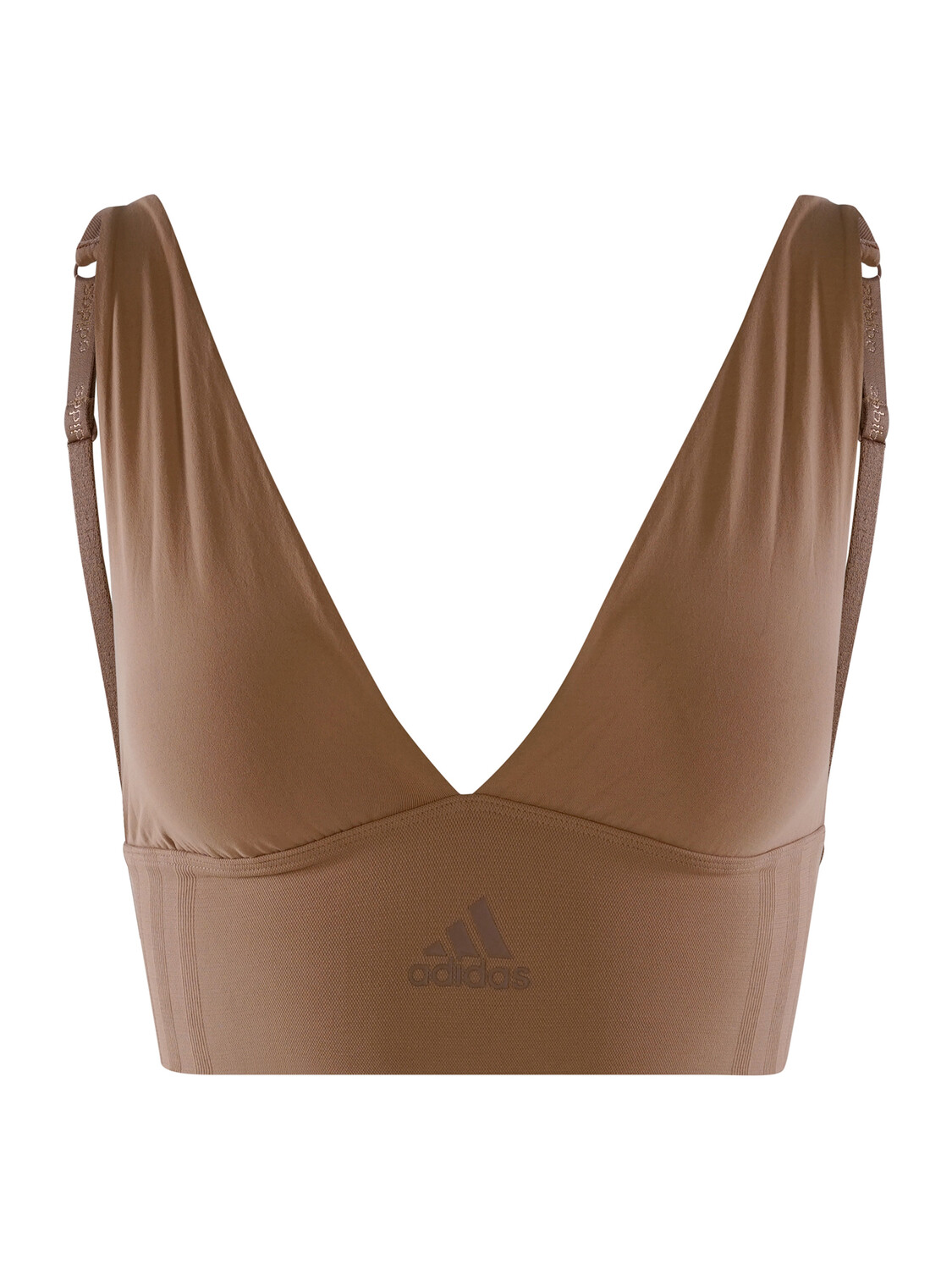 

Бюстгальтер без косточек adidas LONGLINE BRA 1er Pack, коричневый