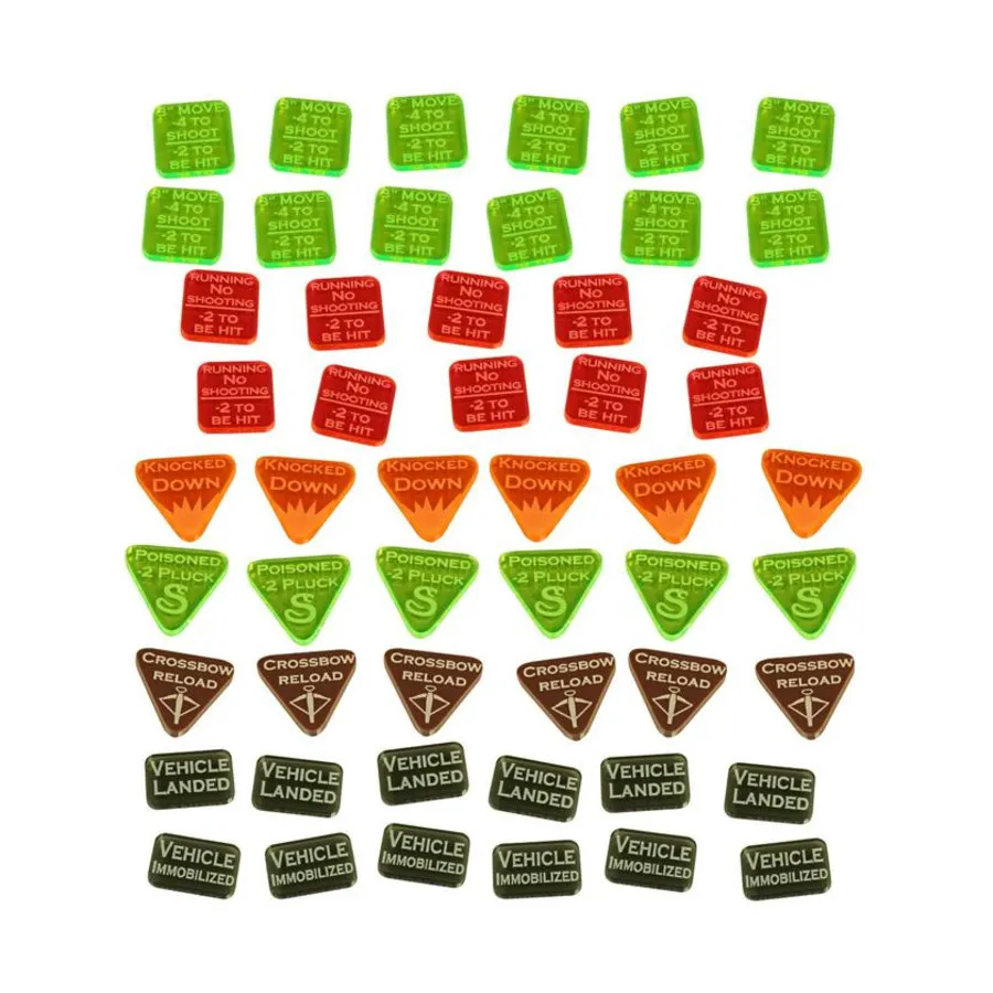 

Во имя Ее Величества — набор обновлений игры, многоцветный (50), Token Sets - Products for Various Gaming Systems (Litko Aerosystems)