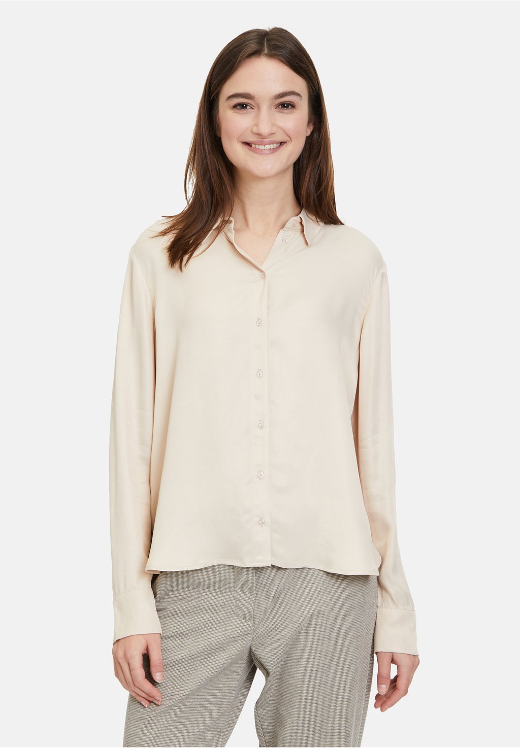 Блузка-рубашка LANGARM Betty & Co, цвет smoke gray