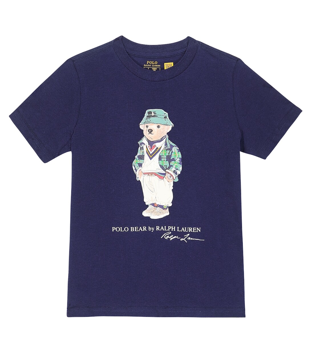 

Футболка polo bear из хлопкового джерси Polo Ralph Lauren Kids, синий