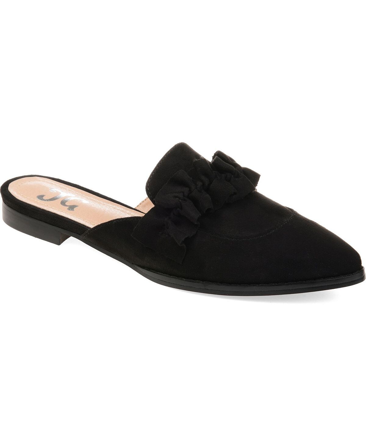 

Женские мюли Kessie с рюшами Journee Collection, черный