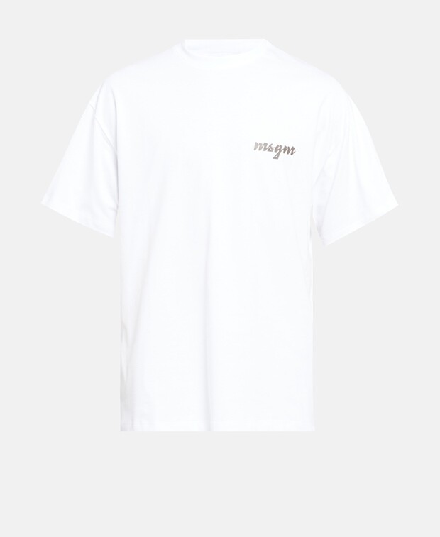 

Футболка MSGM, цвет Wool White