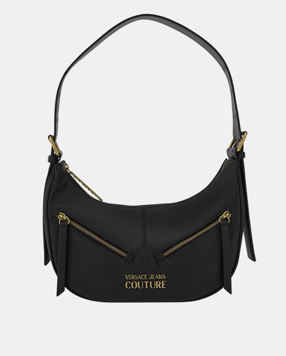 

Черная сумка через плечо с заклепками Versace Jeans Couture, черный