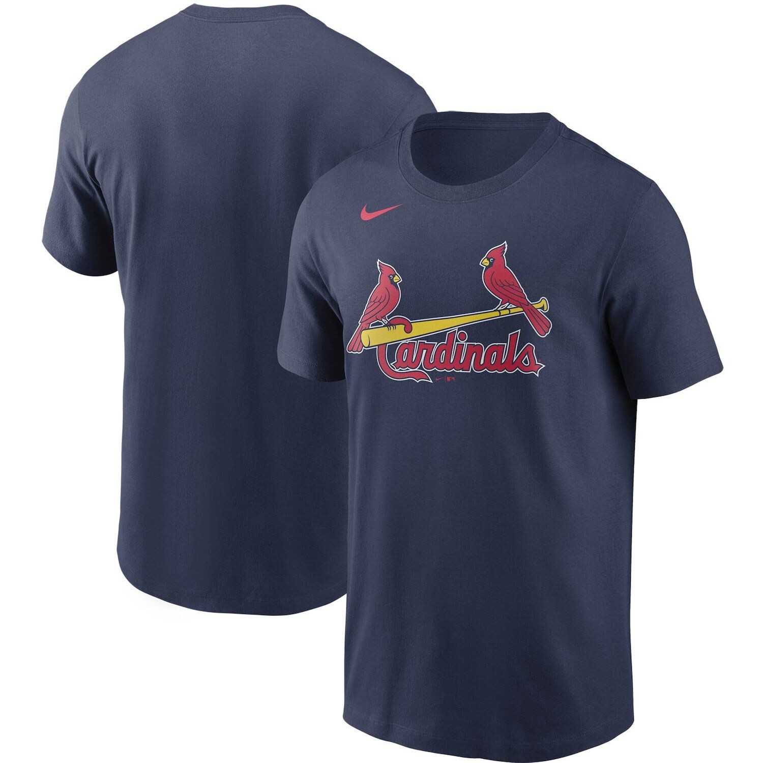 

Мужская темно-синяя футболка с надписью St. Louis Cardinals Team Nike, Синий