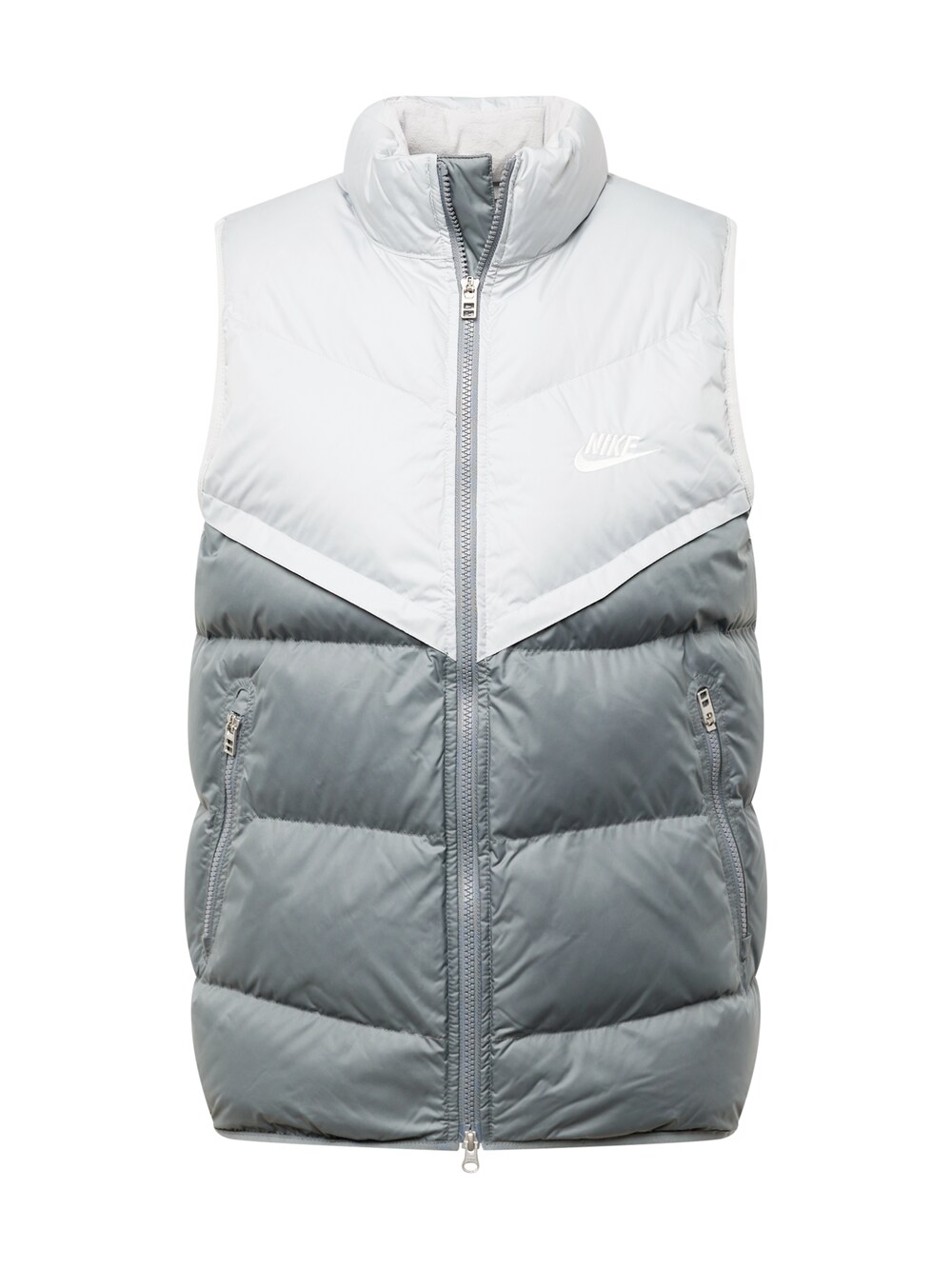 Жилет Nike Sportswear, серый/светло-серый пуховик nike hooded серый светло серый