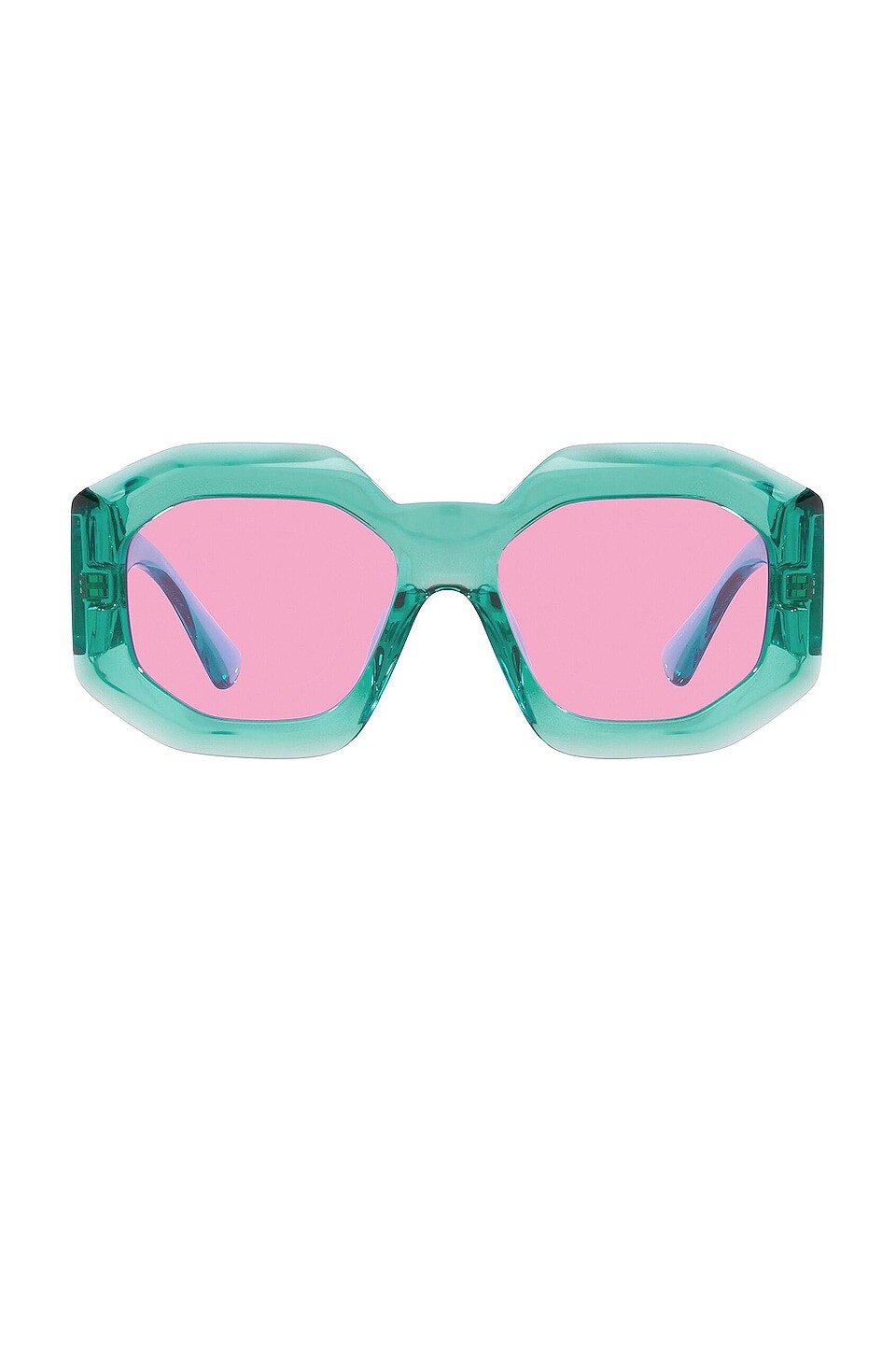 

Солнцезащитные очки VERSACE Medusa Square, цвет Light Blue