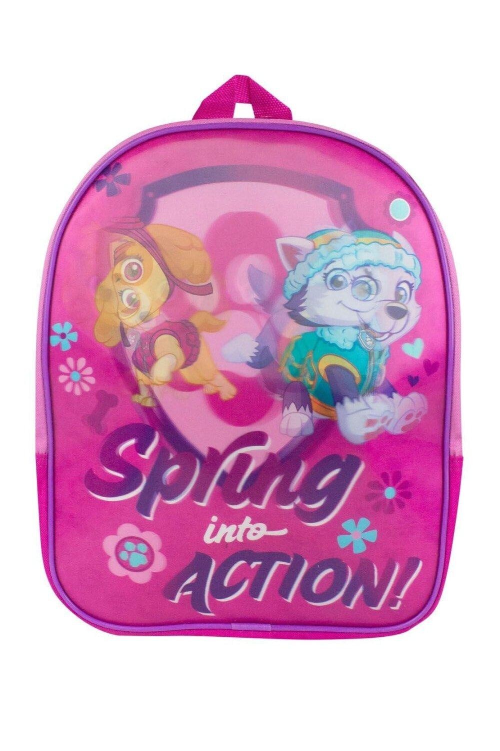 

Двояковыпуклый рюкзак Spring Into Action Paw Patrol, розовый