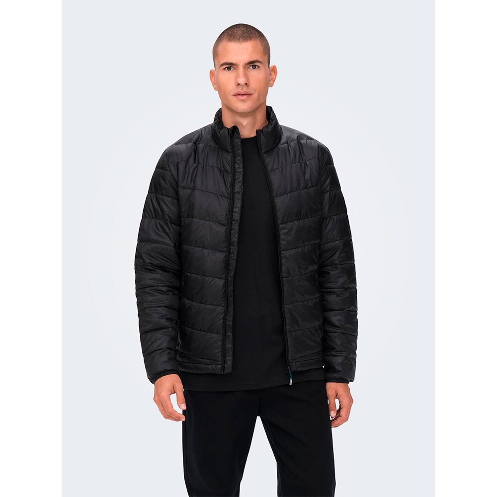 

Куртка Only & Sons Carven Quilted Puffer, черный