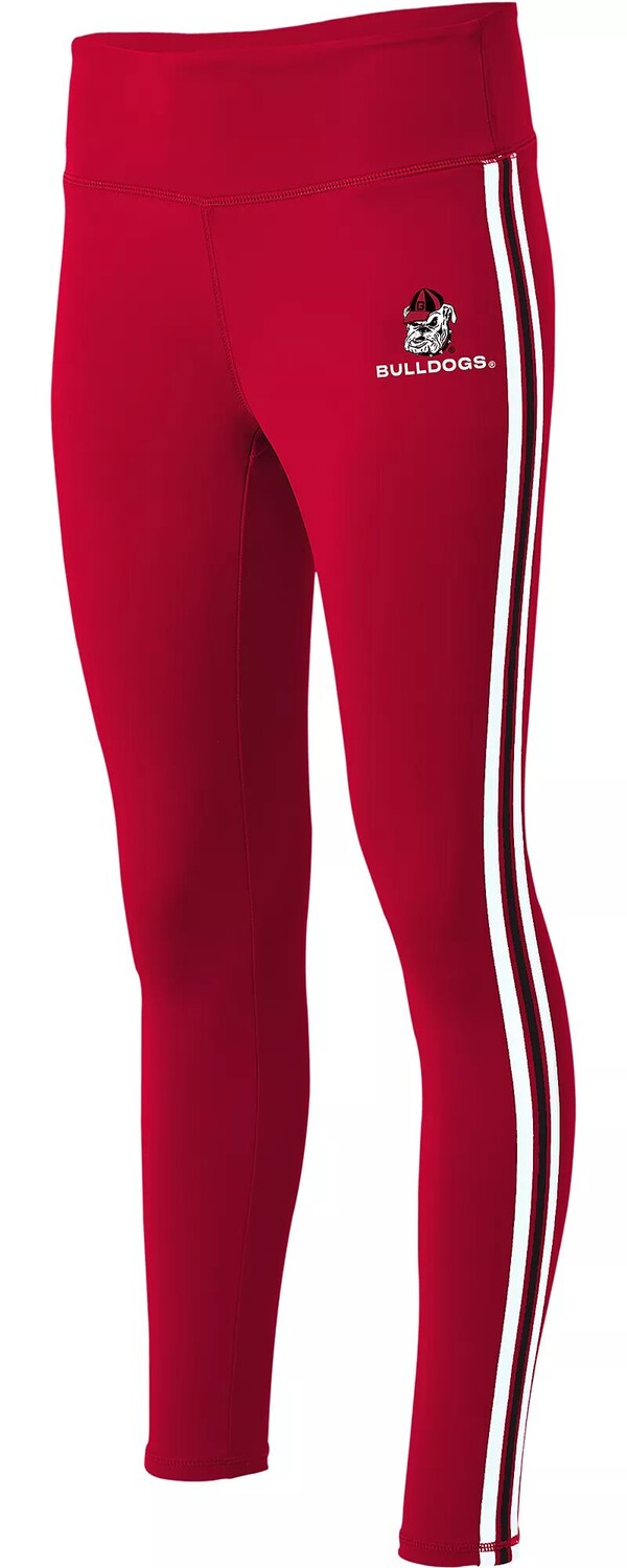

Женские леггинсы команды Georgia Bulldogs в красную полоску Wear By Erin Andrews