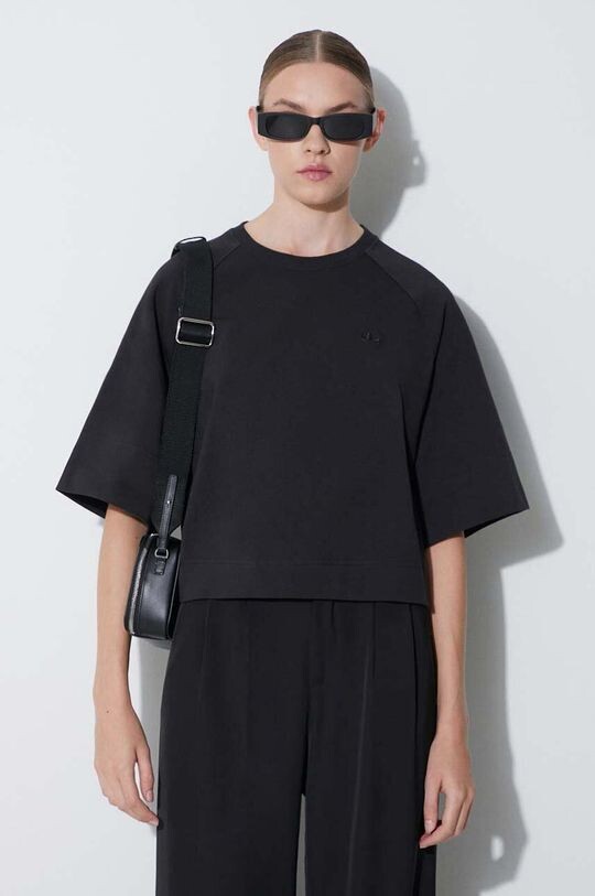 

Хлопковая футболка IC5253 adidas Originals, черный