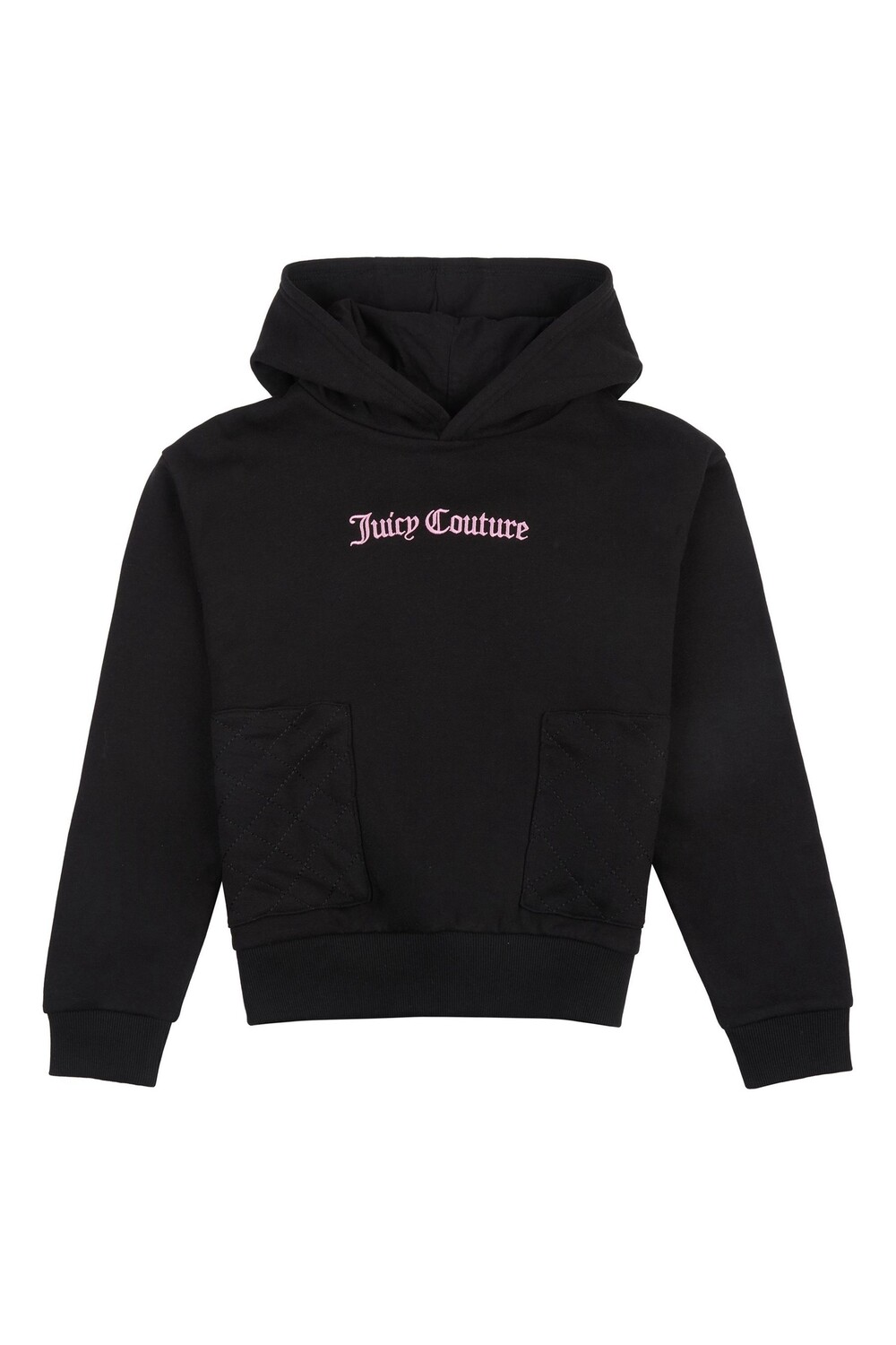 

Черная стеганая толстовка оверсайз Juicy Couture, черный