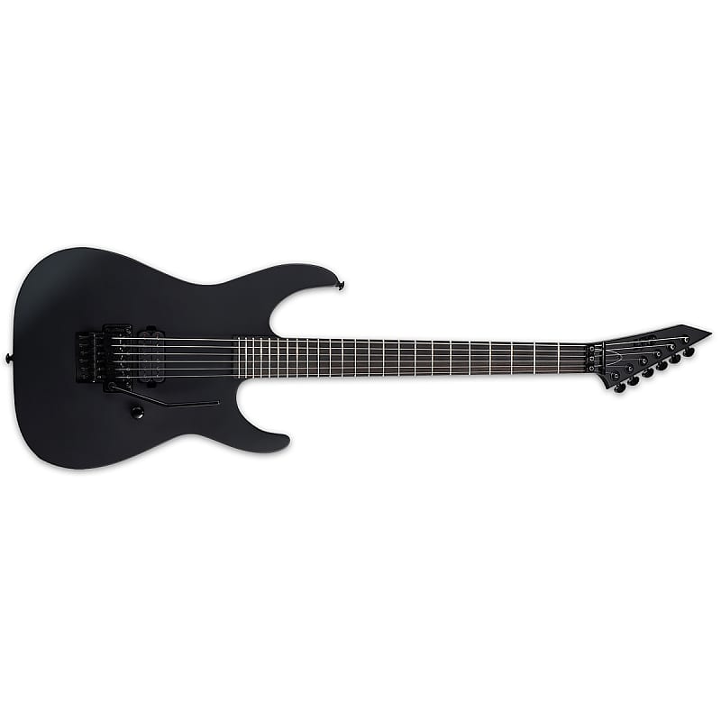 цена Электрогитара ESP LTD M-Black Metal Black Satin BLKS Electric Guitar + Free Gig Bag M Black Metal