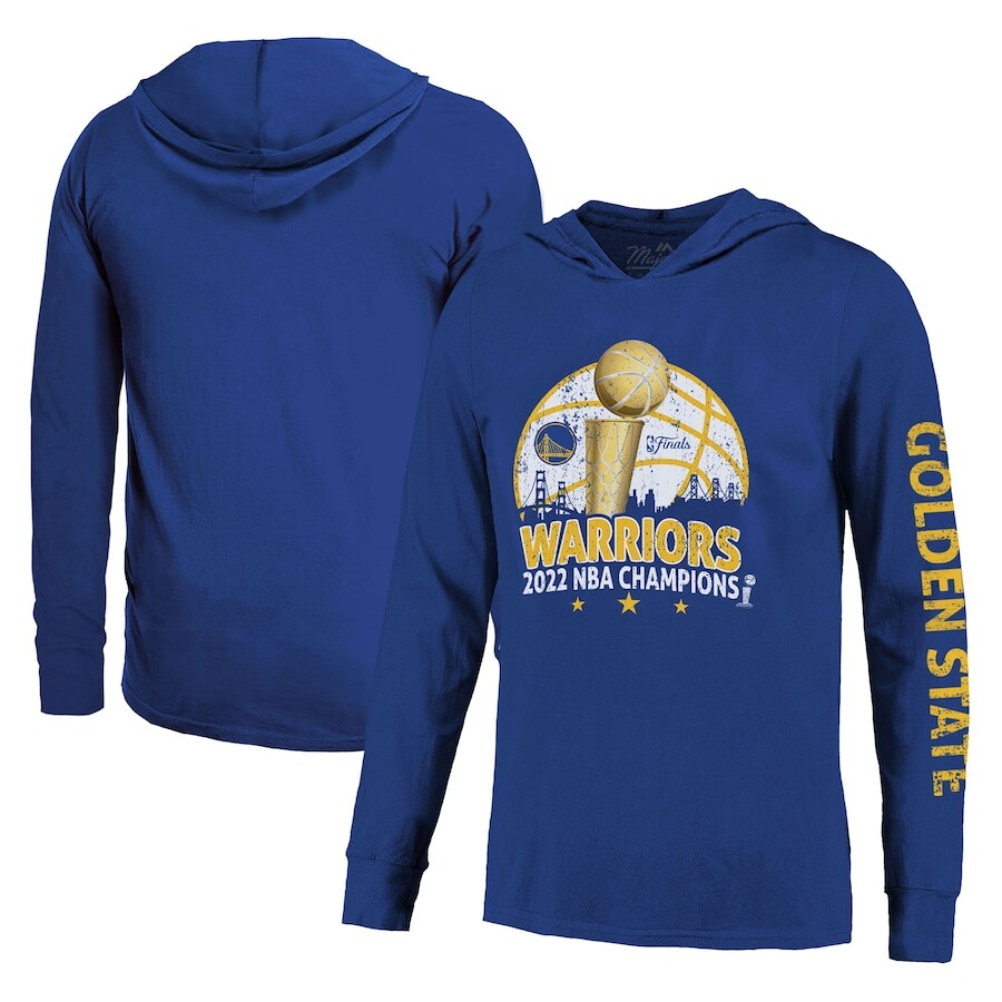 

Футболка с длинным рукавом Majestic Threads Golden State Warriors, роял