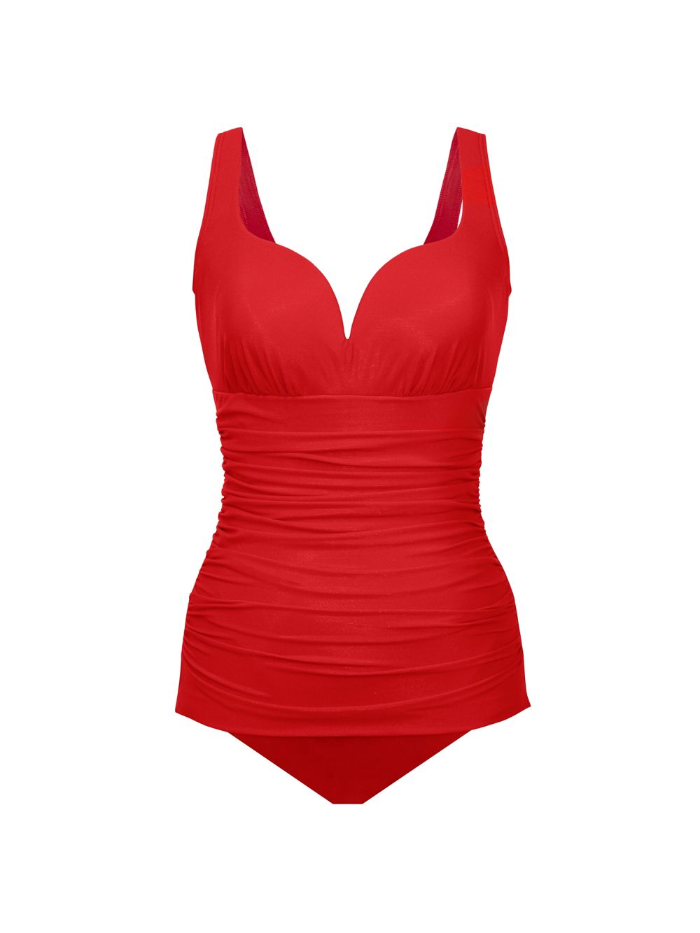 

Цельный купальник Rock Solid Cherie Miraclesuit Swim, красный