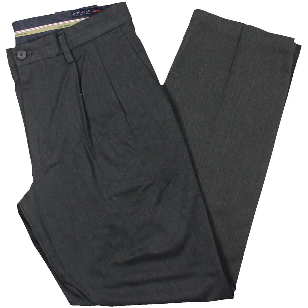 

Мужские классические брюки из хлопка с принтом Dockers, цвет Charcoal Heather