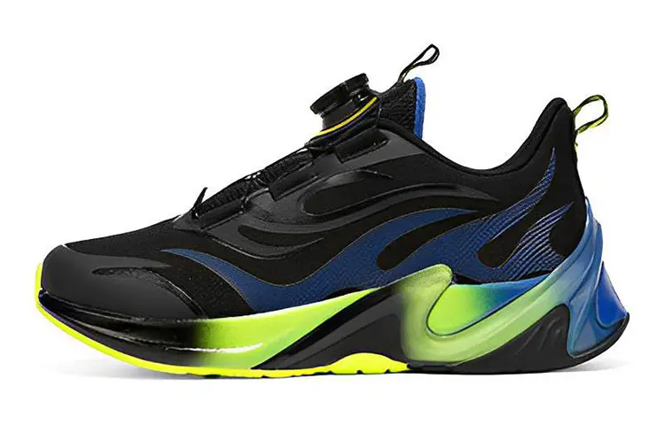 

Детские кроссовки GS Low-top черные/зеленые/синие Xtep