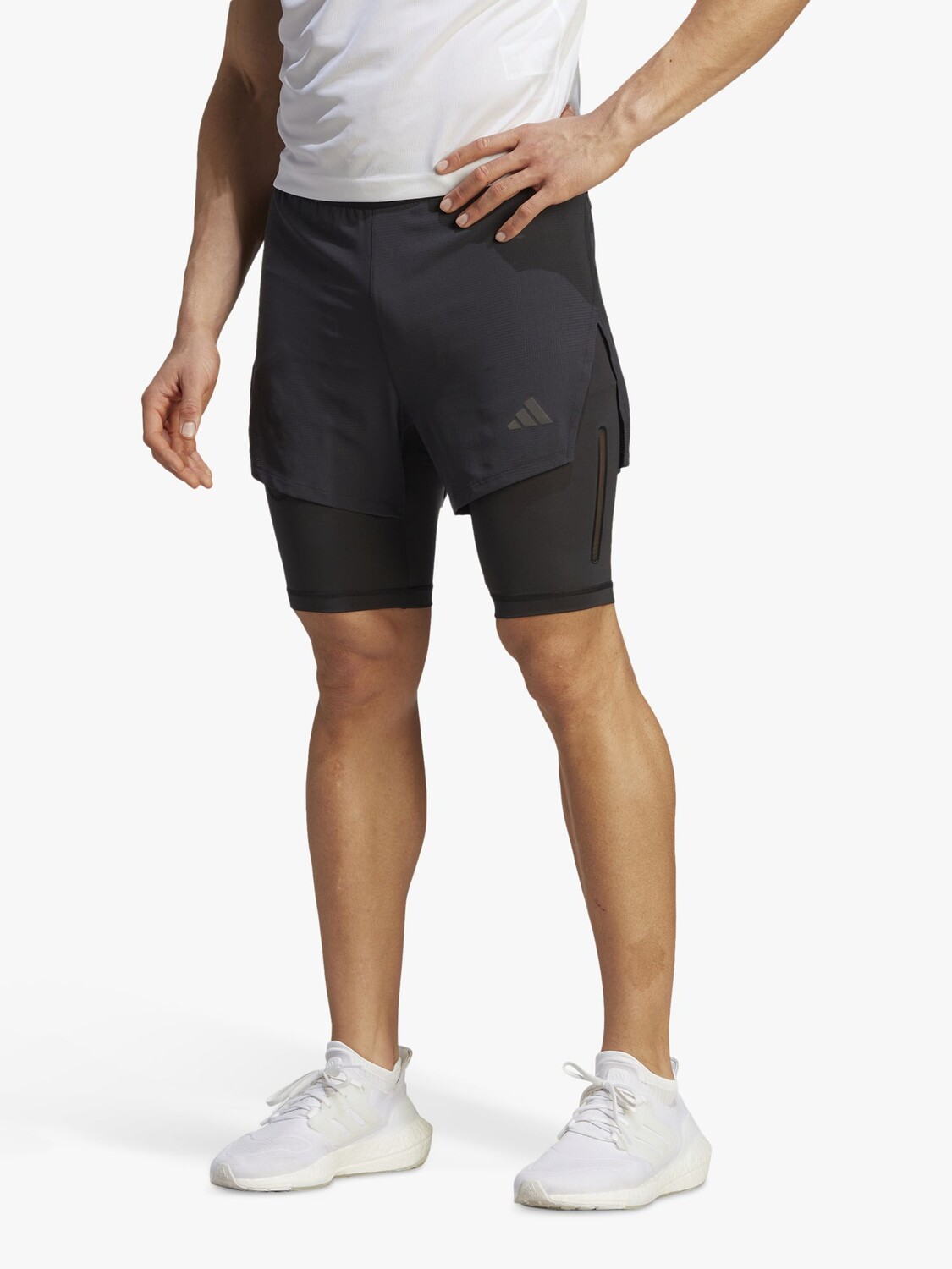 

Мужские шорты 2-в-1 adidas HIIT EL, черные