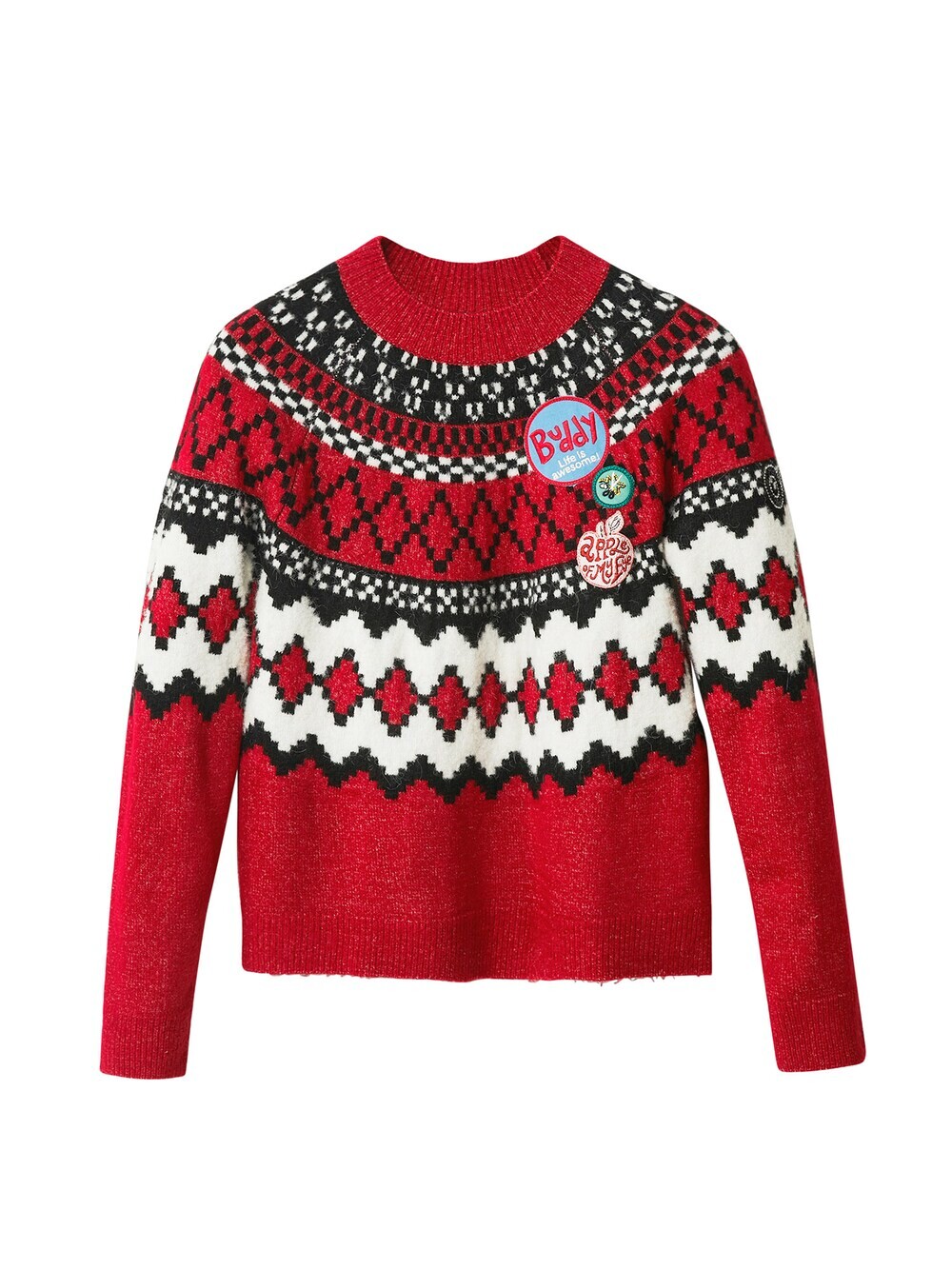 

Свитер Desigual Buddy, красный