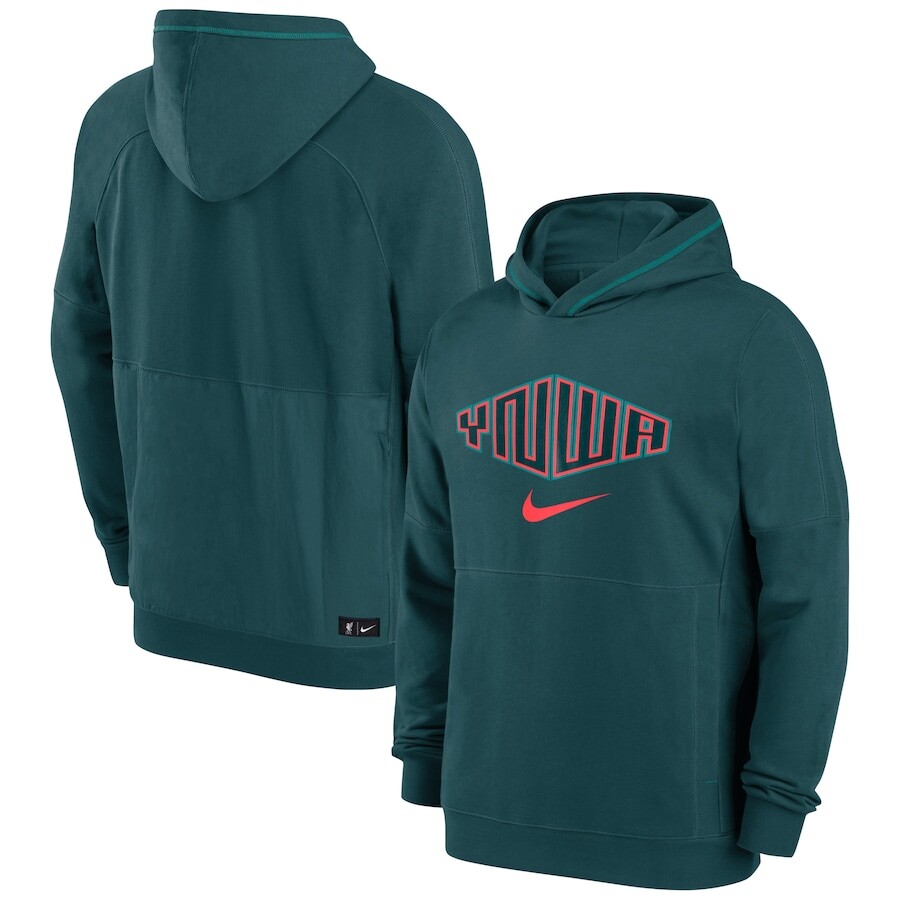 

Пуловер с капюшоном Nike Liverpool, бирюзовый