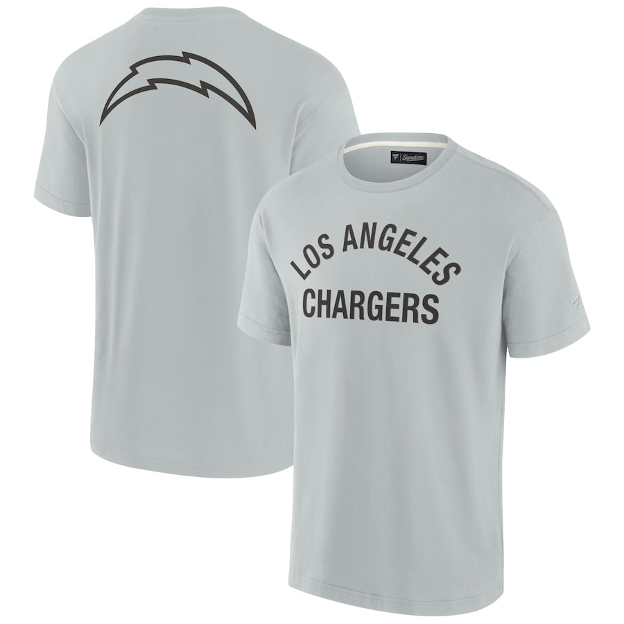 

Футболка с коротким рукавом Fanatics Signature Los Angeles Chargers, серый