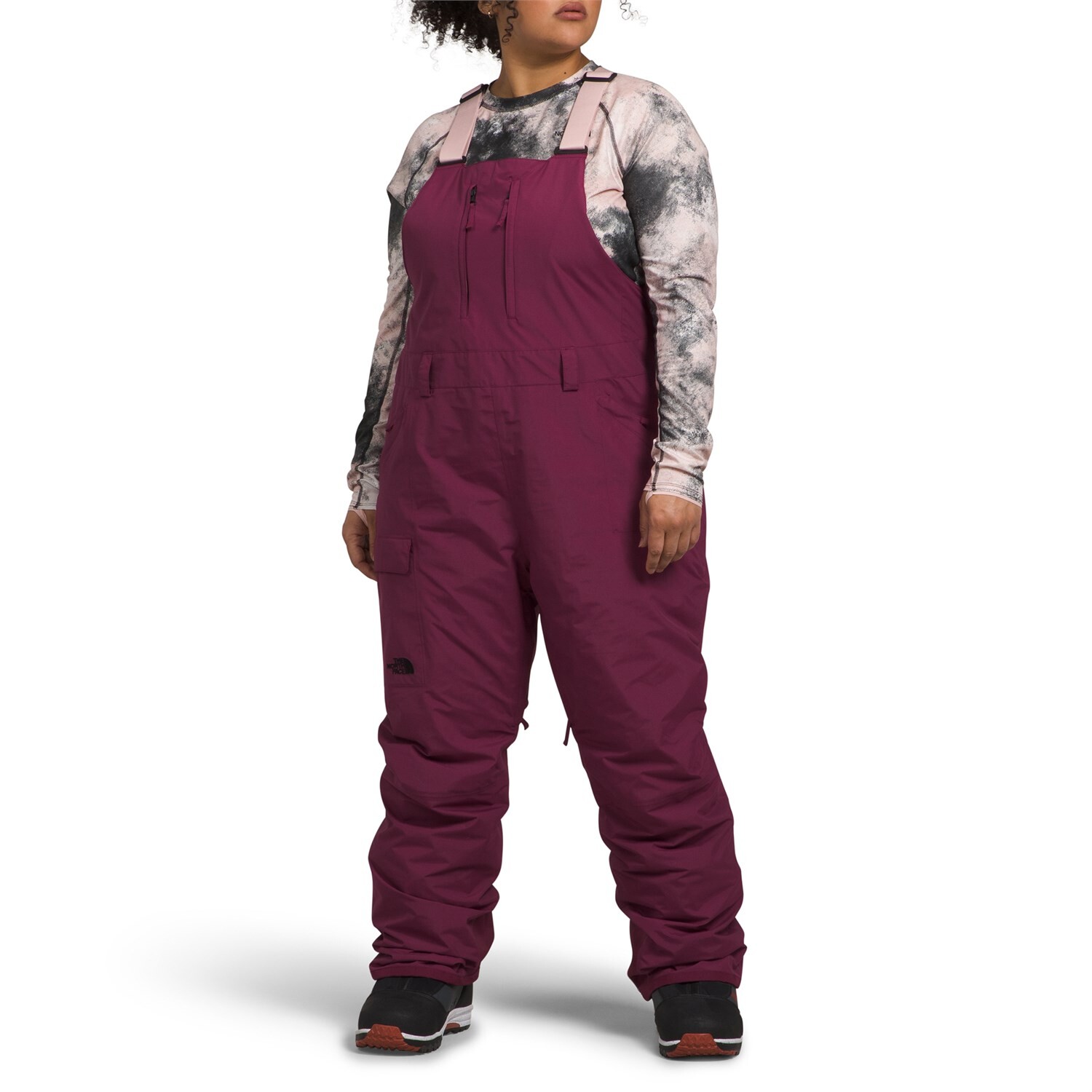 

Горнолыжные брюки The North Face Freedom Insulated Plus Short, цвет Boysenberry