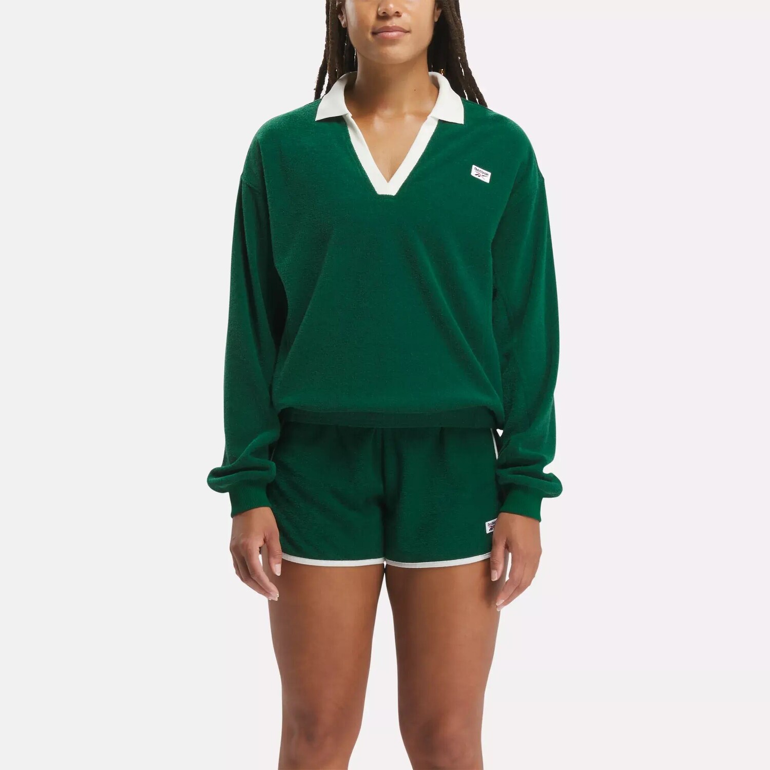 

Толстовка Sport Classics Reebok, темно-зеленый