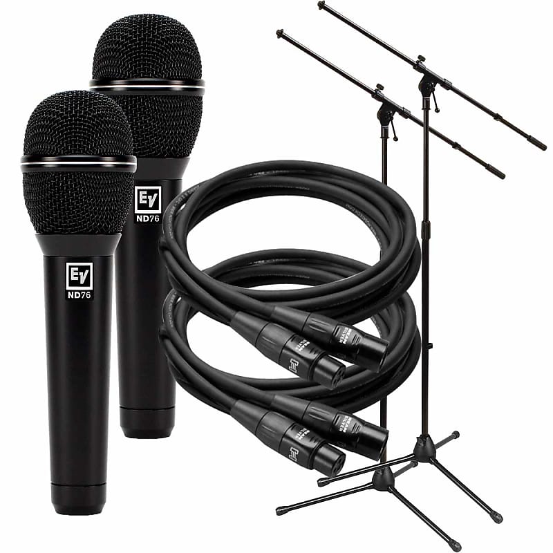 цена Динамический вокальный микрофон Electro-Voice ND76 Cardioid Dynamic Vocal Microphone