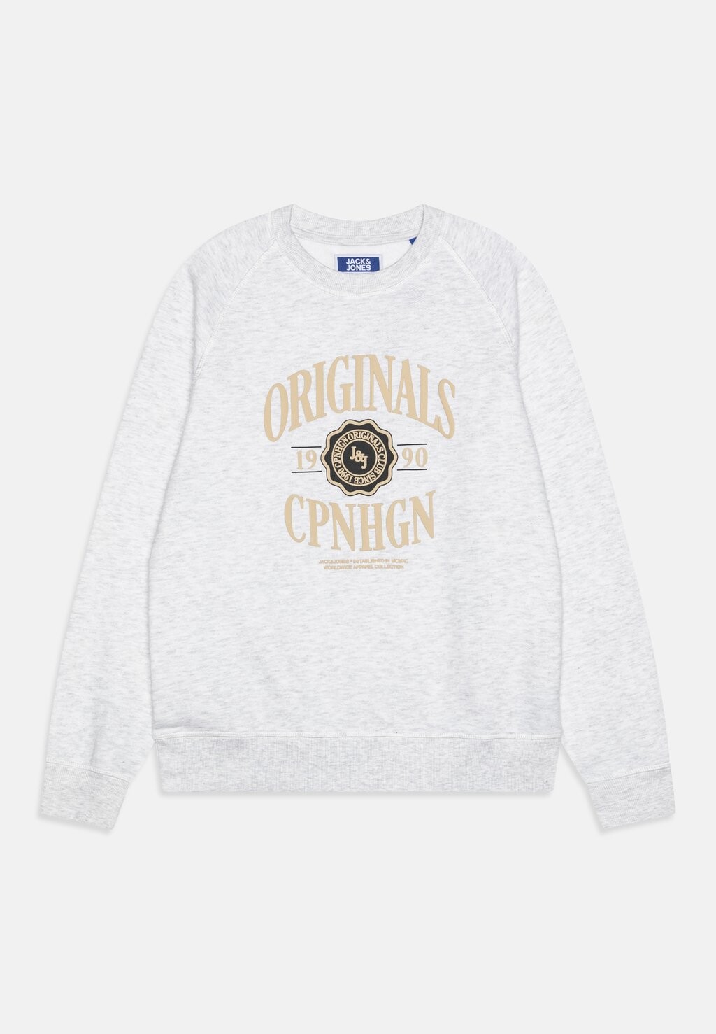 

Толстовка JORLUCCA BRANDING CREW NECK Jack & Jones Junior, цвет white melange
