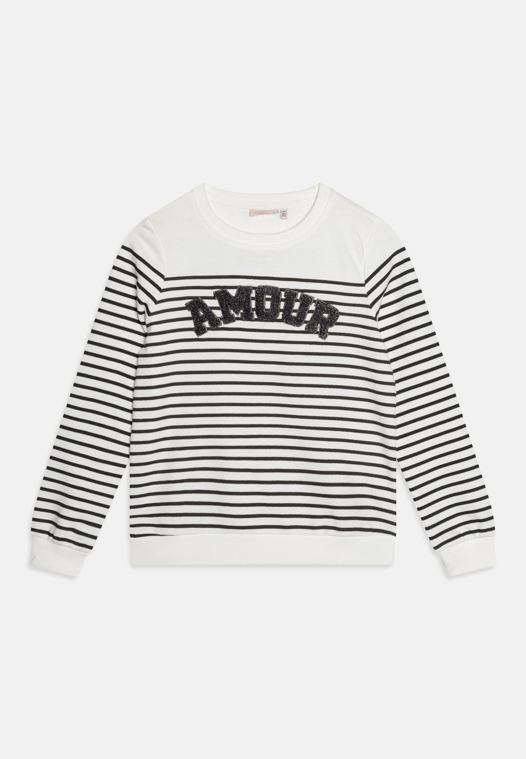 

Толстовка Kogfenny Stripe O Neck Kids ONLY, цвет cloud dancer/asphalt