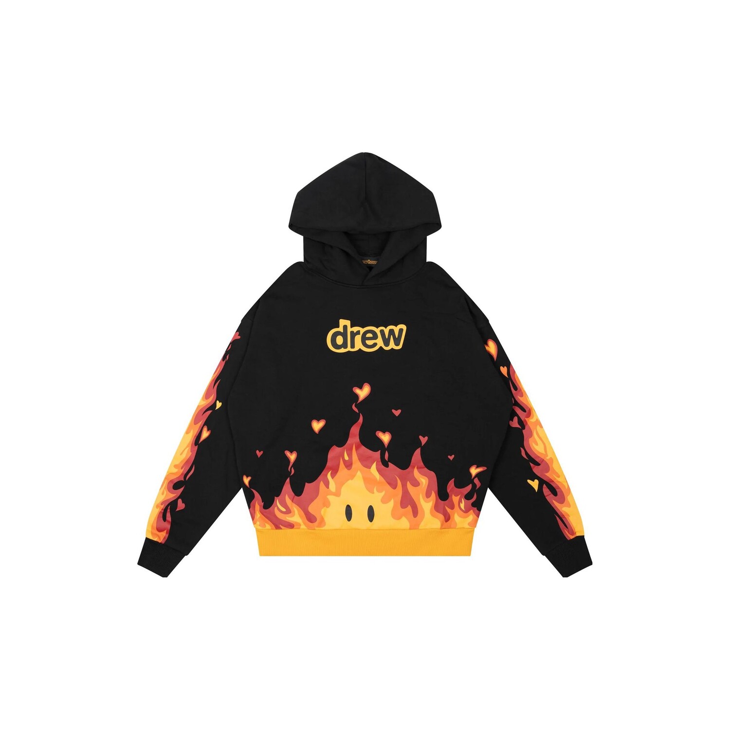 

Толстовка Draw House Fire с капюшоном, черный