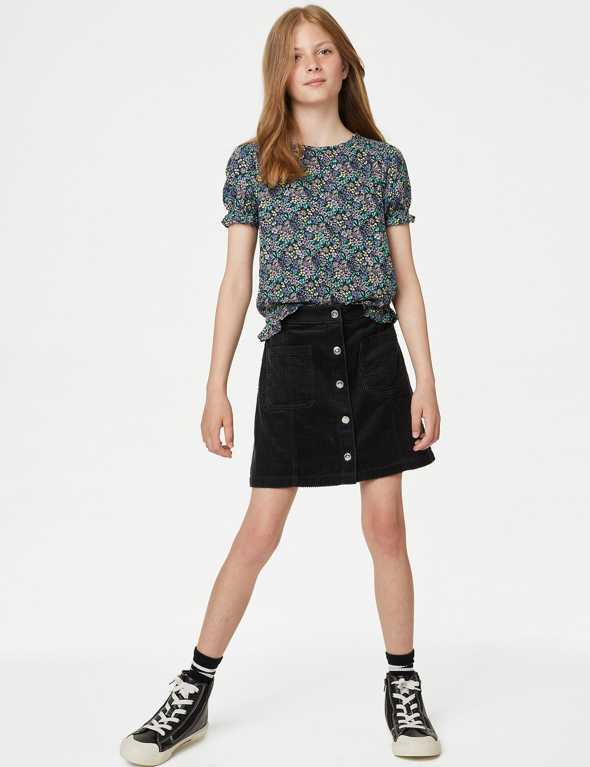 

Юбка из чистого хлопка (6–16 лет) Marks & Spencer