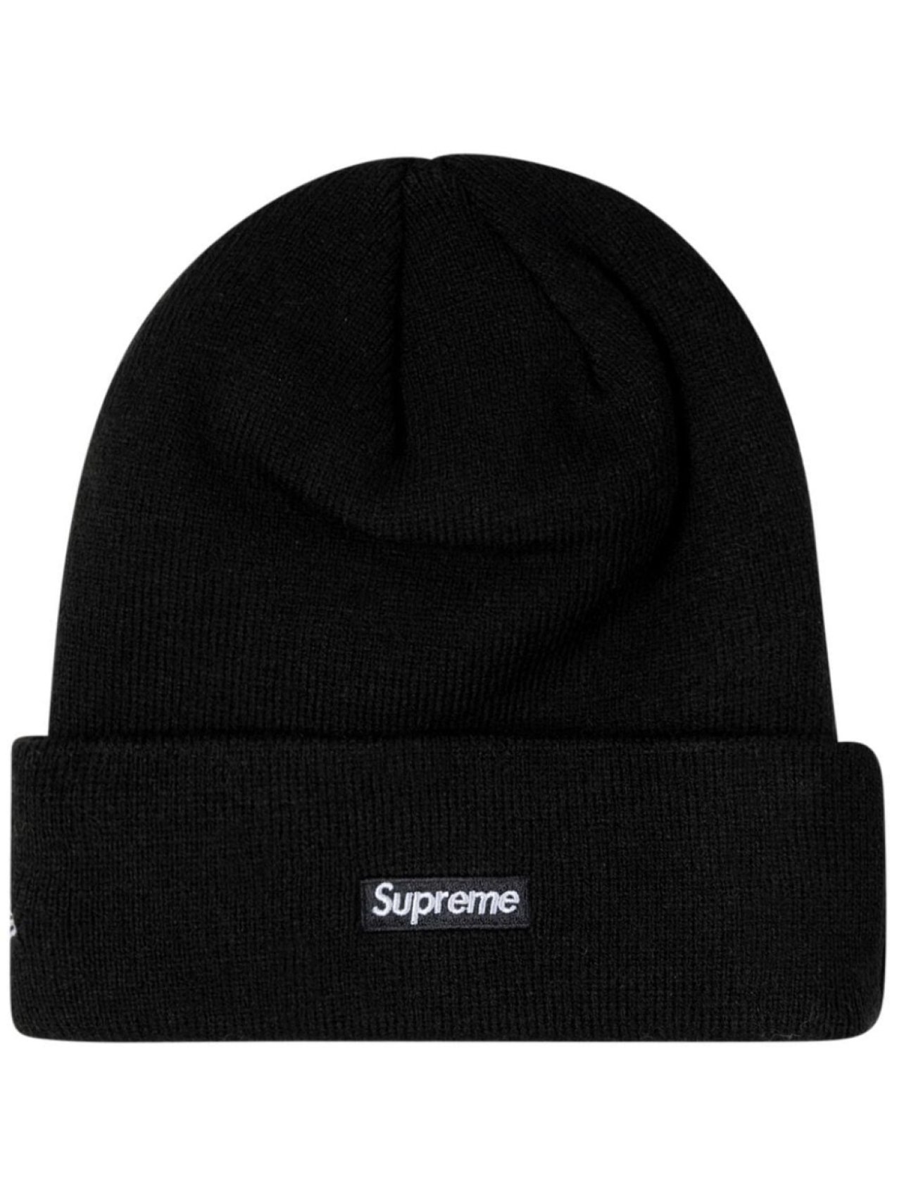 

Supreme шапка бини S Logo из коллаборации с New Era, черный