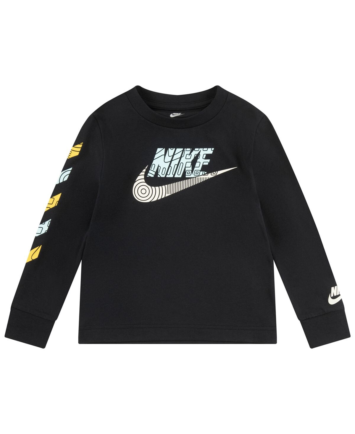 

Футболка с длинными рукавами Futura Hazard Tread для мальчиков для малышей Nike