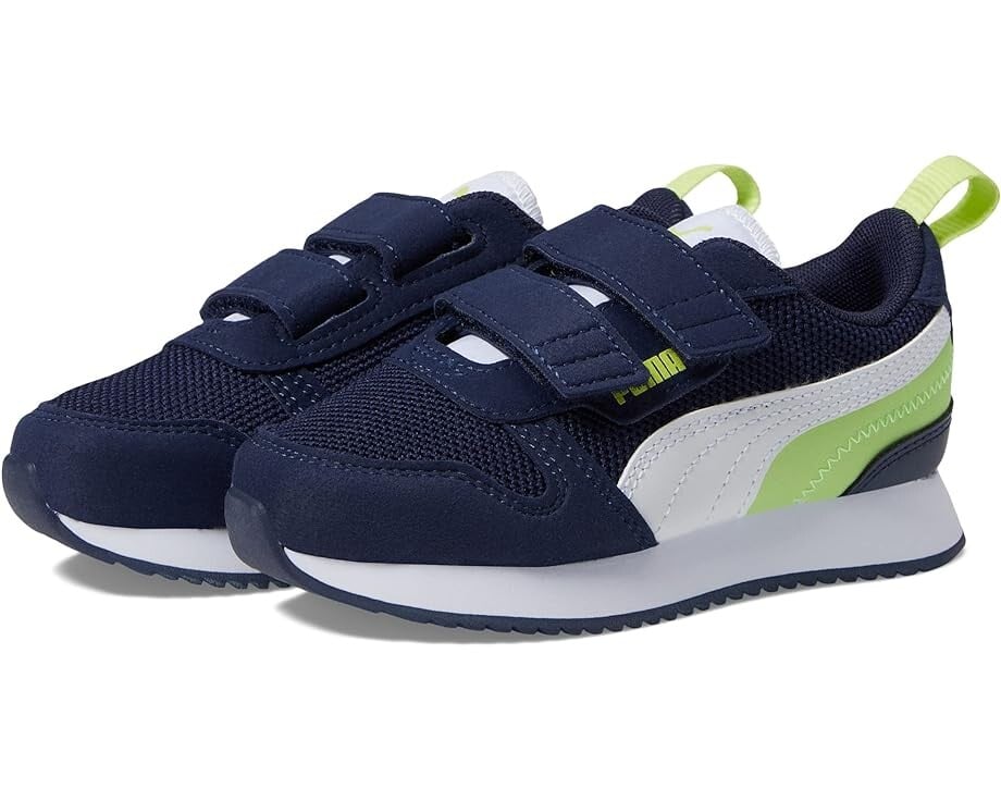 

Кроссовки Puma R78 Hook and Loop, цвет Puma Navy/Puma White/Lily Pad