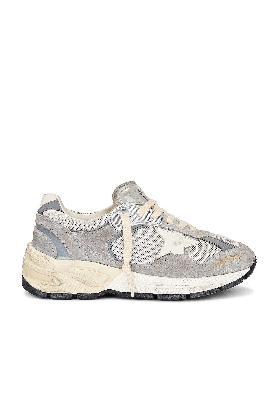 

Кроссовки Golden Goose Running Dad, цвет Grey, Silver, & White