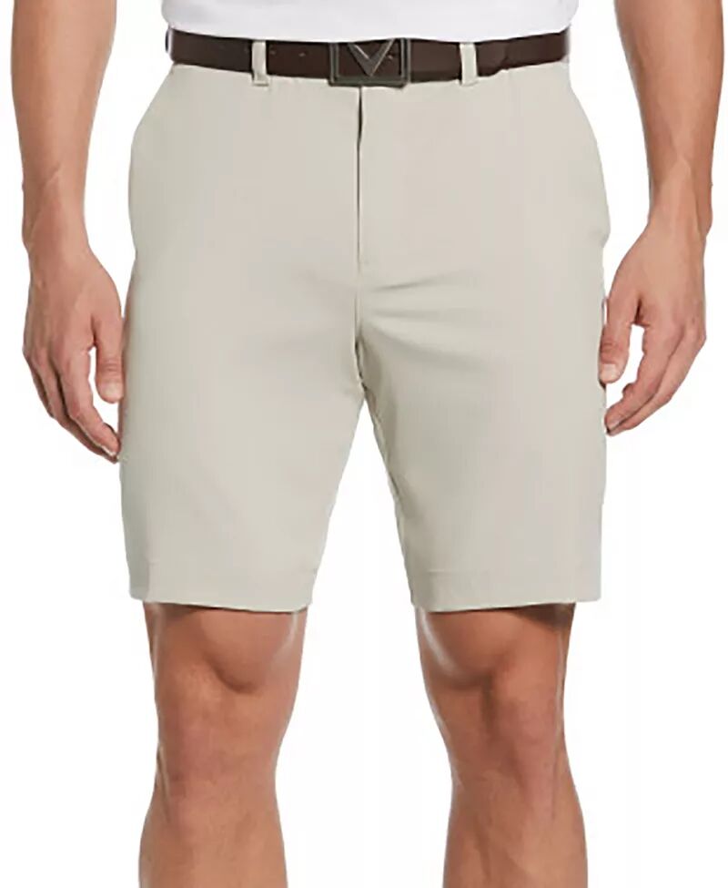 Мужские однотонные шорты для гольфа Callaway Opti-Stretch 9 дюймов