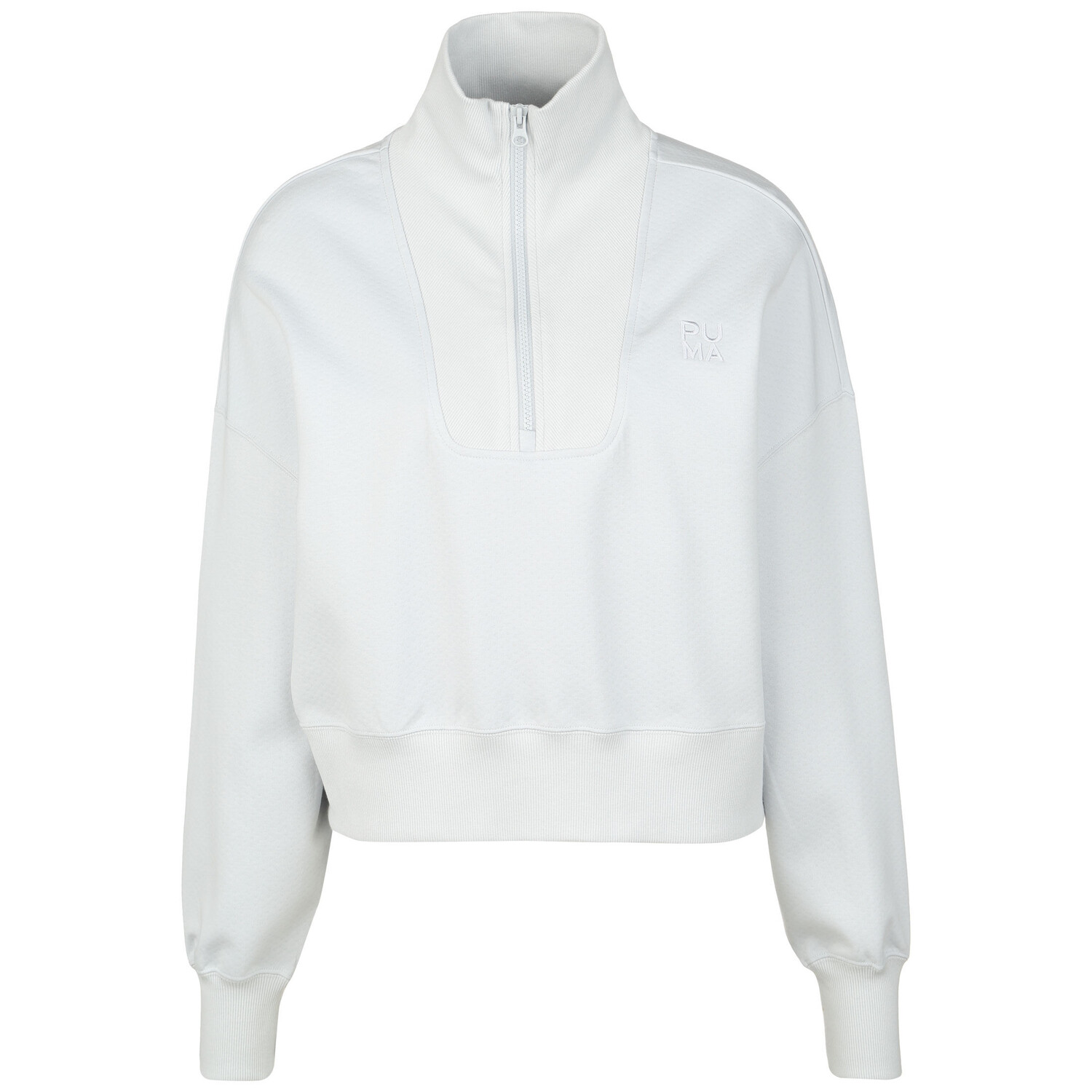 

Толстовка Puma Infuse Half Zip, серый черный