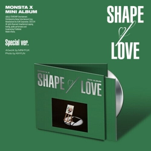 

CD диск Monsta X: Shape Of Love - Special Version - incl. 24pg Photobook, Photocard + Folded-Poster