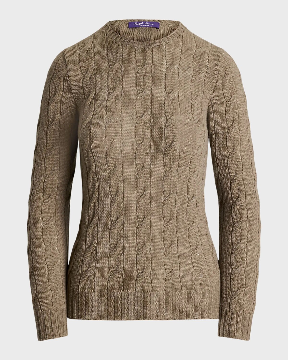 

Свитер из смесового кашемира с начесом Ralph Lauren Collection, бежевый