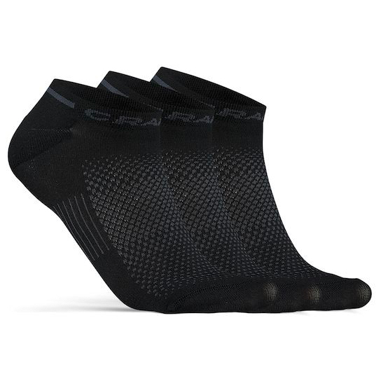 Велосипедные носки Craft Core Dry Shafless Sock 3 Pack, черный