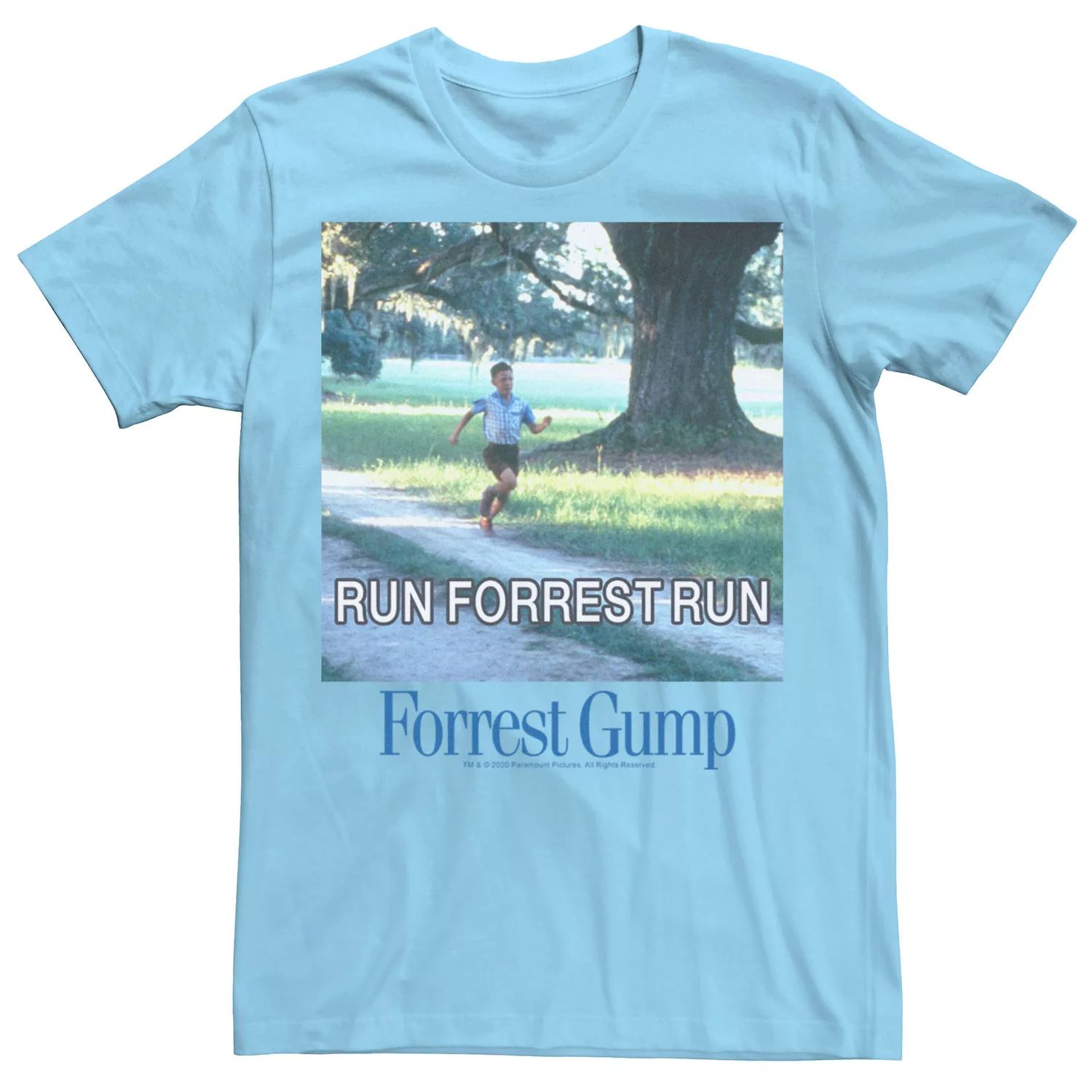 цена Мужская футболка Forrest Gump Run Forrest Run с фотопанелями Licensed Character