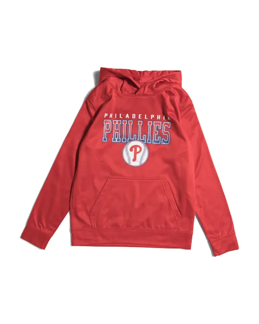 

Флисовая толстовка с капюшоном для больших мальчиков Philadelphia Phillies, цвет Multicolor