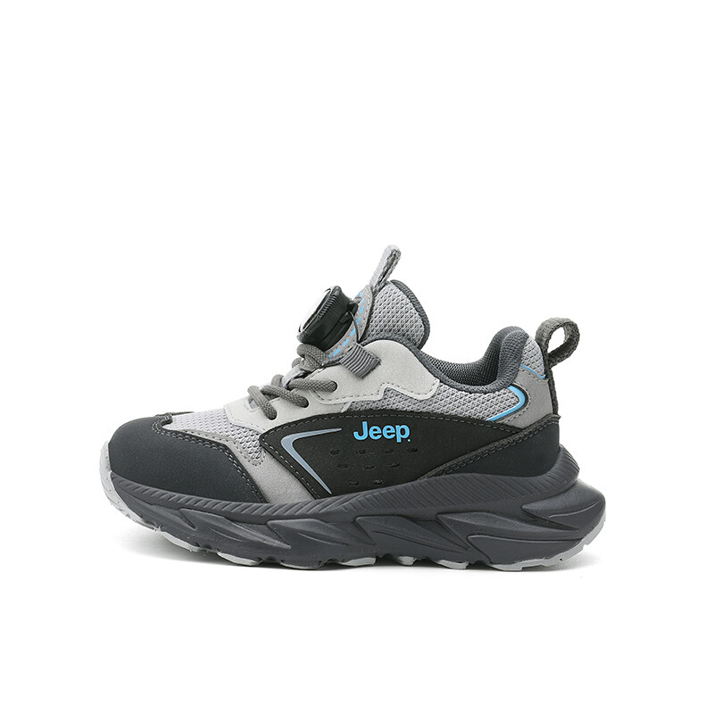 

Детские кеды Kids Low-top Серые Jeep, черный
