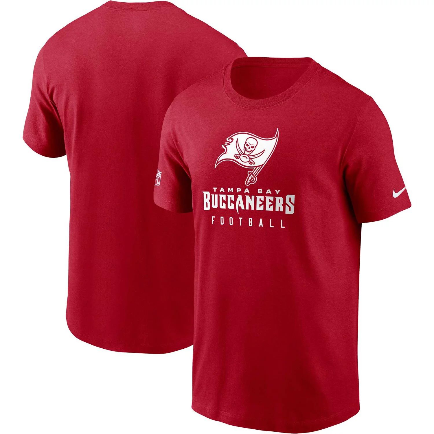 Мужская красная футболка Tampa Bay Buccaneers Sideline Performance Nike
