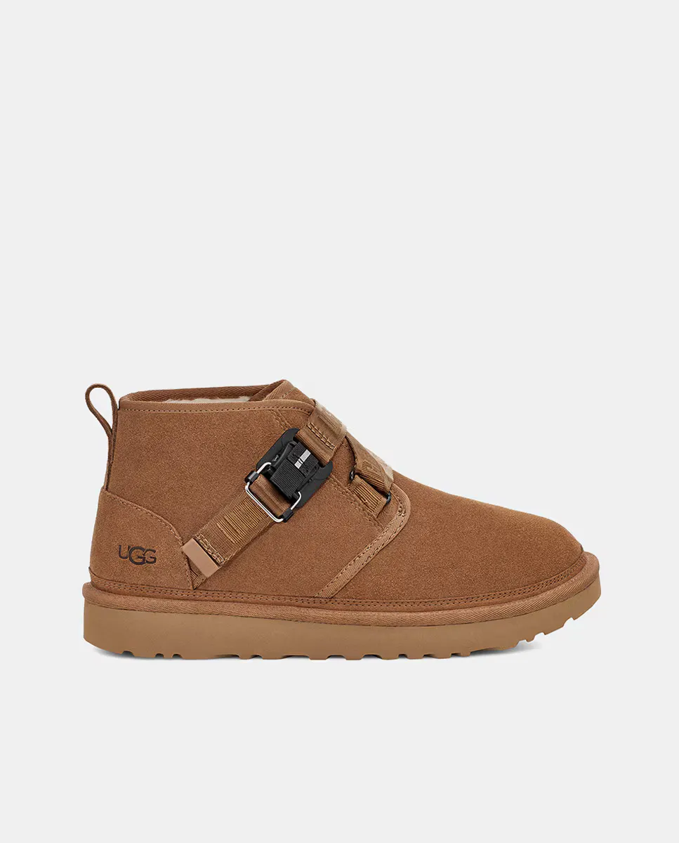 

Мужские ботинки Neumel Quickclick Chukka с шерстяной подкладкой и магнитной пряжкой UGG, цвет Camel