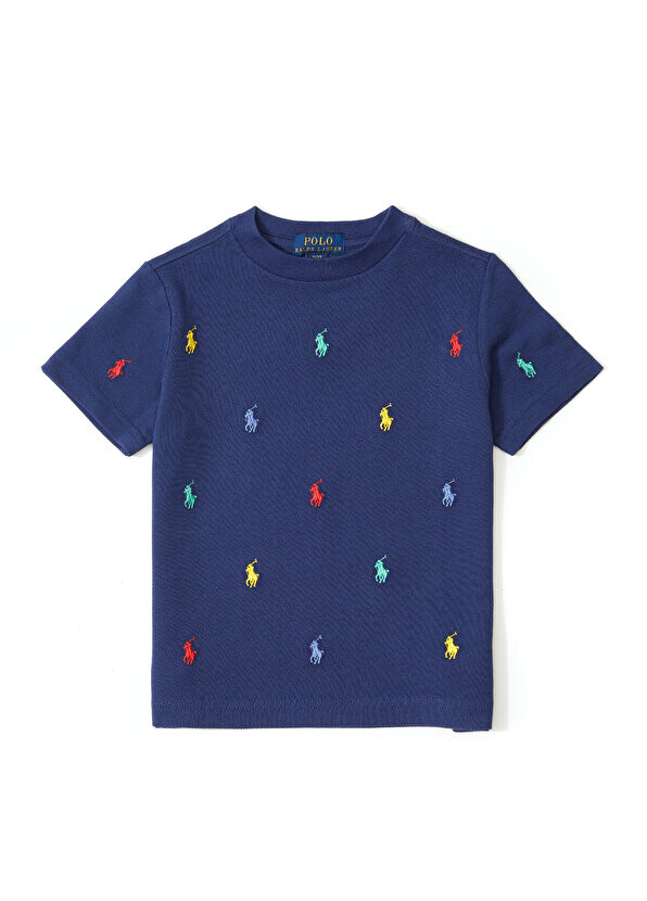 

Темно-синяя футболка с логотипом для мальчика Polo Ralph Lauren
