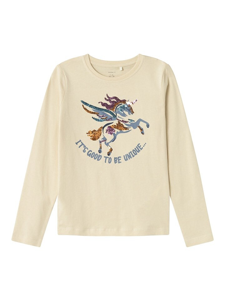

Лонгслив name it Ovenna, цвет beige/bunt