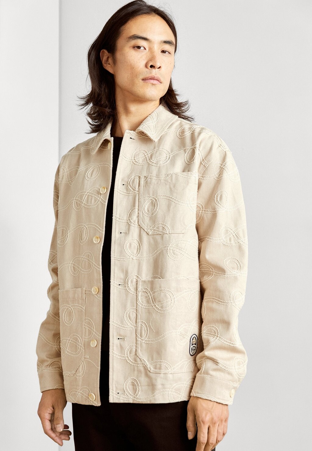 

Куртка летняя ROBE JACQUARD JACKET Scotch & Soda, бежевый